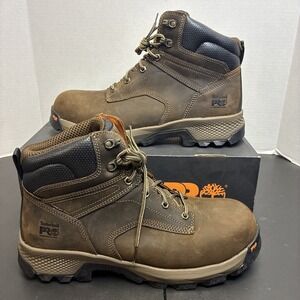 Timberland Pro® Men's TITAN EV 6" COMPOSITE TOE Brown Work Boots Men's Size 13